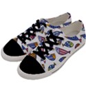 Love Fish Seaworld Swim Rainbow Cartoons Men s Low Top Canvas Sneakers View2