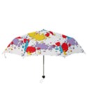 Paint Splash Rainbow Star Folding Umbrellas View3