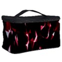 Lying Red Triangle Particles Dark Motion Cosmetic Storage Case View2