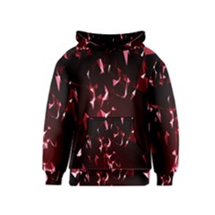 Lying Red Triangle Particles Dark Motion Kids  Pullover Hoodie by Mariart