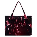 Lying Red Triangle Particles Dark Motion Medium Tote Bag View1