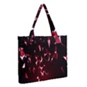 Lying Red Triangle Particles Dark Motion Medium Tote Bag View2