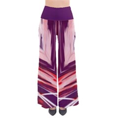 Purple Light Flower Nitz Pants by TrueAwesome