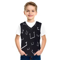 Pit White Black Sign Pattern Kids  Sportswear