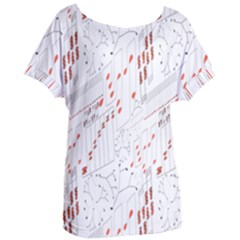 Musical Scales Note Women s Oversized Tee