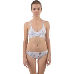 Musical Scales Note Wrap Around Bikini Set by Mariart