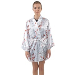 Musical Scales Note Long Sleeve Kimono Robe by Mariart