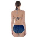 Forest Tree Night Blue Black Man Cut-Out One Piece Swimsuit View2