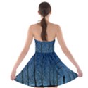 Forest Tree Night Blue Black Man Strapless Bra Top Dress View2