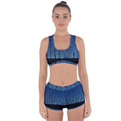 Forest Tree Night Blue Black Man Racerback Boyleg Bikini Set by Mariart