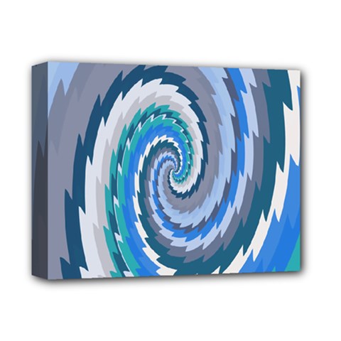 Psycho Hole Chevron Wave Seamless Deluxe Canvas 14  X 11 