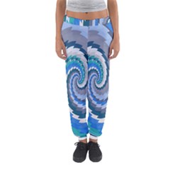 Psycho Hole Chevron Wave Seamless Women s Jogger Sweatpants by Mariart