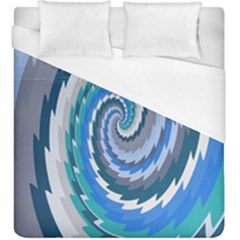 Psycho Hole Chevron Wave Seamless Duvet Cover (king Size) by Mariart