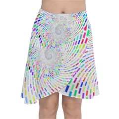 Prismatic Abstract Rainbow Chiffon Wrap by Mariart