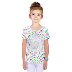 Prismatic Abstract Rainbow Kids  One Piece Tee