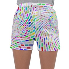 Prismatic Abstract Rainbow Sleepwear Shorts