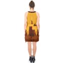 Road Trees Stop Light Richmond Ace Halter Collar Waist Tie Chiffon Dress View2