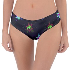 Random Doodle Pattern Star Reversible Classic Bikini Bottoms