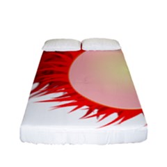 Rambutan Fruit Red Sweet Fitted Sheet (full/ Double Size)