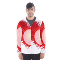 Rambutan Fruit Red Sweet Hooded Wind Breaker (men)