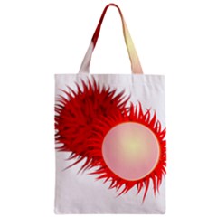 Rambutan Fruit Red Sweet Zipper Classic Tote Bag