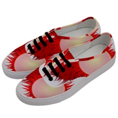 Rambutan Fruit Red Sweet Men s Classic Low Top Sneakers by Mariart