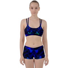 Spectrum Sputnik Space Blue Green Women s Sports Set