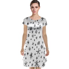 Star Doodle Cap Sleeve Nightdress by Mariart