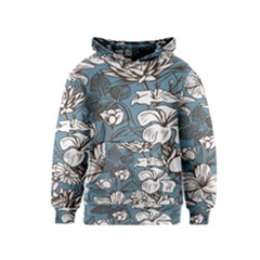 Star Flower Grey Blue Beauty Sexy Kids  Pullover Hoodie