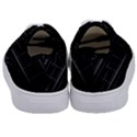 Stripes Black White Minimalist Line Kids  Classic Low Top Sneakers View4