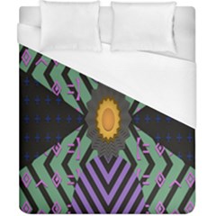 Secret Code Formula Sun Duvet Cover (california King Size) by Mariart