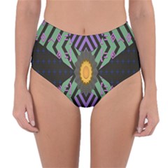 Secret Code Formula Sun Reversible High-waist Bikini Bottoms by Mariart