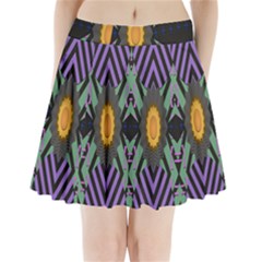 Secret Code Formula Sun Pleated Mini Skirt