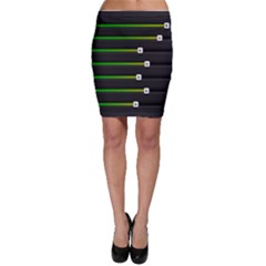 Stock Illustration Rendering Seven Volume Bodycon Skirt by Mariart