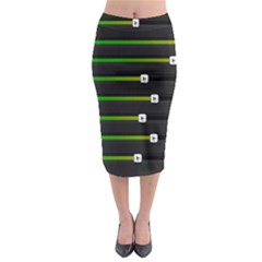 Stock Illustration Rendering Seven Volume Midi Pencil Skirt by Mariart