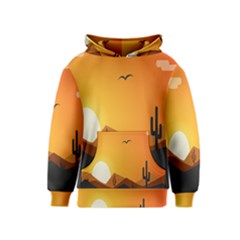 Sunset Natural Sky Kids  Pullover Hoodie