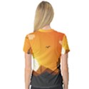 Sunset Natural Sky V-Neck Sport Mesh Tee View2