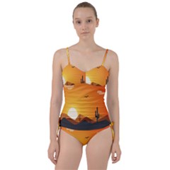 Sunset Natural Sky Sweetheart Tankini Set