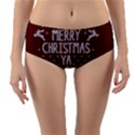 Ugly Christmas Sweater Reversible Mid-Waist Bikini Bottoms View1