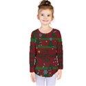 Ugly Christmas Sweater Kids  Long Sleeve Tee View1