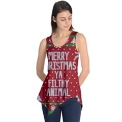 Ugly Christmas Sweater Sleeveless Tunic by Valentinaart