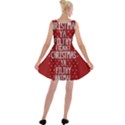 Ugly Christmas Sweater Velvet Skater Dress View2