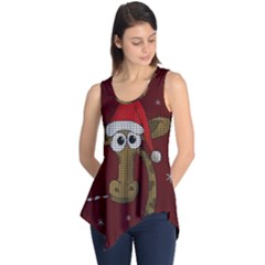 Christmas Giraffe  Sleeveless Tunic