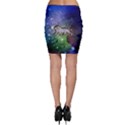 Wonderful Lion Silhouette On Dark Colorful Background Bodycon Skirt View2