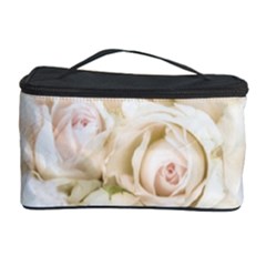 Pastel Roses Antique Vintage Cosmetic Storage Case by Celenk