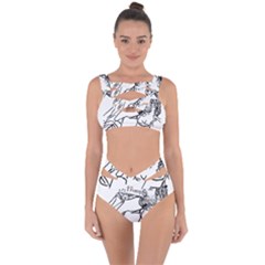 Trump Novelty Design Bandaged Up Bikini Set 