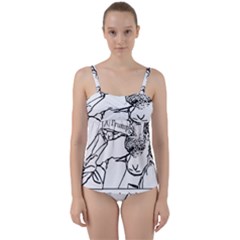 Trump Novelty Design Twist Front Tankini Set by PokeAtTrump