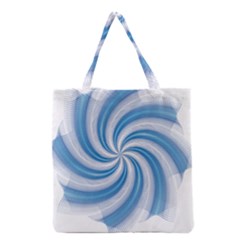 Prismatic Hole Blue Grocery Tote Bag