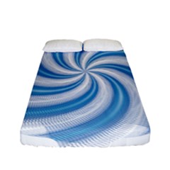 Prismatic Hole Blue Fitted Sheet (full/ Double Size)