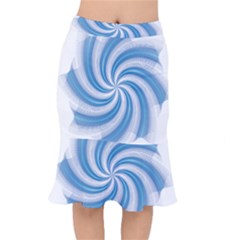 Prismatic Hole Blue Mermaid Skirt by Mariart